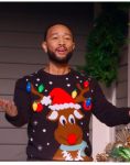 The Voice S24 John Legend Reindeer Christmas Sweater