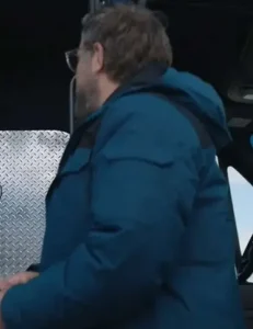 Tim Monarch Legacy Of Monsters Season 01 Tv Series 2023 Joe Tippett Blue Parka Jacket.
