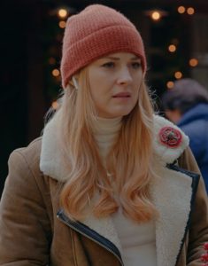 Virgin River S05 Alexandra Breckenridge Brown Shearling Sherpa Jacket