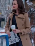 Alexis Bledel Gilmore Girls Rory Gilmore Brown Wool Trench Coat