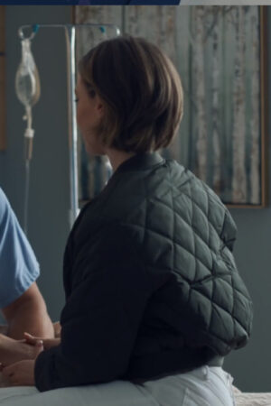 Betty’s-Bad-Luck-In-Love-2024-Laci-J-Mailey-Green-Puffer-Jacket