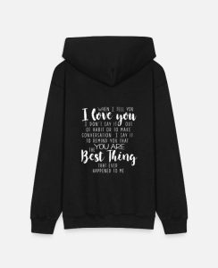 Black Valentines Day Sale Hoodie