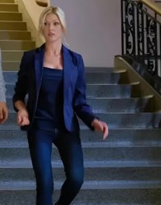 Casey Barlowe Film True Justice Family Ties 2024 Katherine Mcnamara Blue Blazer