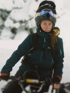 Cleo Brown Weak Layers 2024 Katie Burrell Black Hooded Jacket