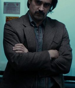 Colin Farrell True Detective Detective Ray Velcoro Gray Blazer.
