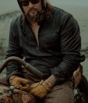 Jason Momoa On The Roam Biker Black Leather Jacket