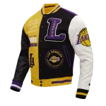 Men's Los Angeles Lakers Color Block Jacket