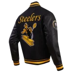 Men's Pittsburgh Steelers Retro Classic Wool Jacket