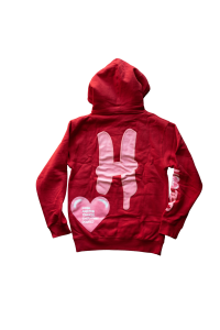 Red Valentines Day Hoodie.