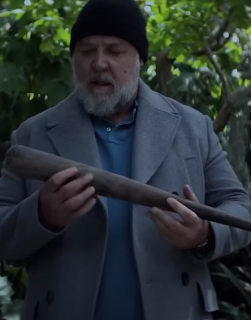 Roy Freeman Film Sleeping Dogs 2024 Russell Crowe Coat Roy Freeman Film Sleeping Dogs 2024 Russell Crowe Coat