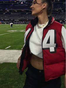San Francisco 49ers Kristin Juszczyk Red Vest