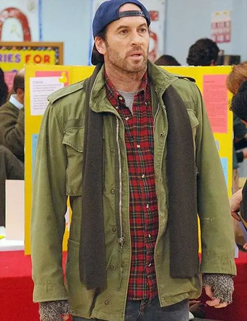 Scott Patterson Tv Series Gilmore Girls Luke Danes Green Cotton Jacket Scott Patterson Tv Series Gilmore Girls Luke Danes Green Cotton Jacket