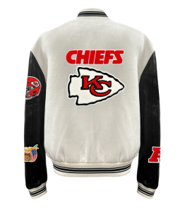 Taylor Swift KC Cheifs Varsity Jacket.