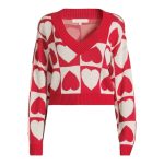 Valentines Day Red and White Sweater