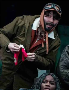 Zombieverse 2023 Noh Hong-chul Green Cotton Hooded Jacket