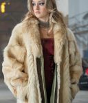 April, Lilly Krug April X 2024 Long Fur Coat