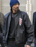 Banks Tv Series Law And Order Svu Snoop Dogg Black Varsity Bomber Jacket