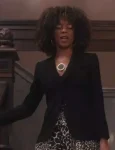 Beverly Crest Tv Series Series So Help Me Todd 2024 Leslie Silva Black Blazer