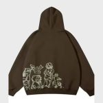 Coolmonar-Streetwear-Brown-Hoodi (1)