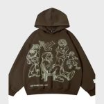 Coolmonar-Streetwear-Brown-Hoodi