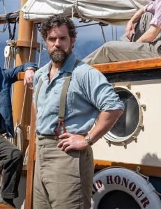 Henry Cavill The Ministry Of Ungentlemanly Warfare Movie 2024 March-phillips Blue Shirt
