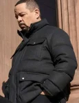Ice-t Law And Order Svu Odafin Tutuola Black Puffer Jacket