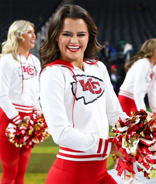 Kansas City Chiefs White Cheerleaders Hoodie Kansas City Chiefs White Cheerleaders Hoodie