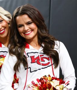 Kansas City Chiefs White Cheerleaders Hoodie.