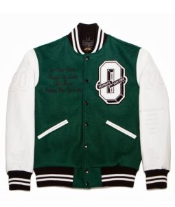 October’s Very Own Green Letterman Varsity Jacket