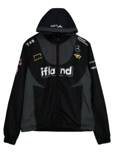 Recreation 2023 T1 Uniform Worlds Black Hooded Spring Jacket.