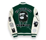 Robert Phillipe We Killed Ape Green Varsity Jacket