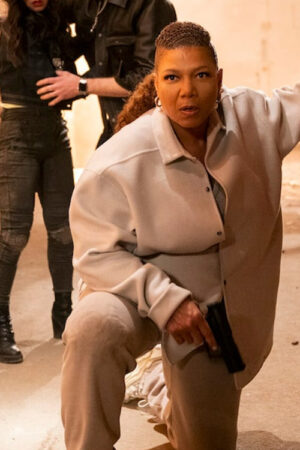 Robyn-McCall-The-Equalizer-S04-Queen-Latifah-Wool-Cashmere-Shirt-California-Outfits