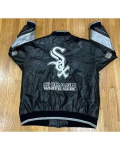 World Series Champions White Sox Leather Jacket.