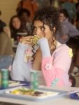 Avantika Movie Mean Girls 2024 Karen Shetty Floral Crochet Knitted Cardigan
