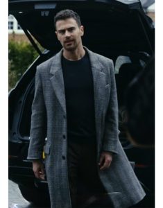 Eddie Horniman Tv Series The Gentlemen 2024 Theo James Grey Plaid Coat