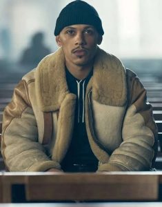 Gregory Williams Series This Town 2024 Jordan Bolger Shearling Jacket.