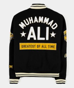 Jalen Hurts Muhammad Ali Greatest Of All Time Black Varsity Jacket.