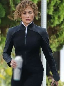Jennifer Lopez 2024 Atlas Shepherd Black Jacket