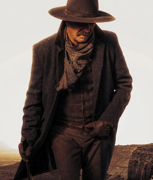 Kevin Costner Horizon Brown Coat Kevin Costner Horizon Brown Coat