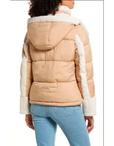 Lola Rahaii The Girls On The Bus 2024 Natasha Behnam Fur Trim Hooded Jacket.