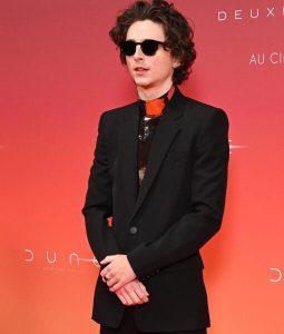 Paul Atreides Dune Part Two Timothée Chalamet Black Blazer.