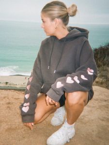 Women-Gray-Heart-Hoodie
