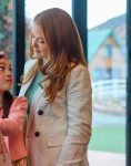 Amelia Film Branching Out 2024 Sarah Drew White Blazer