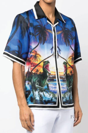 Luke-Bryan-American-Idol-Dinosaur-Print-Hawaiian-Shirt