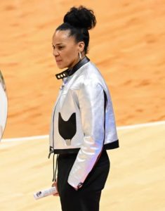 March Madness Dawn Staley Louis Vuitton Silver Jacket