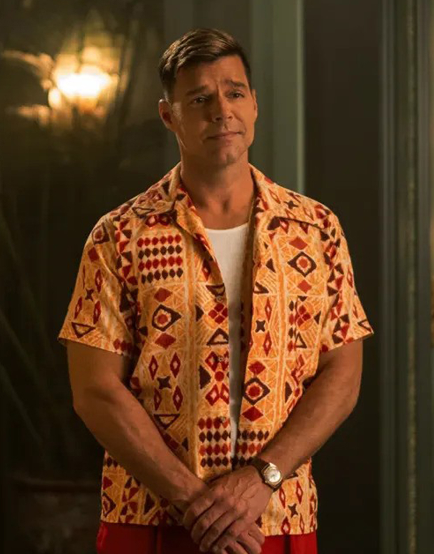 Robert Tv Series Palm Royale 2024 Ricky Martin Printed Shirt Robert Tv Series Palm Royale 2024 Ricky Martin Printed Shirt