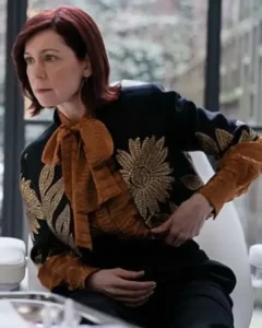 Carrie Preston Elsbeth Tv-series 2024 Elsbeth Tascioni Black Cropped Jacket