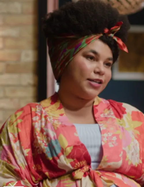 Ebony Vagulans My Life Is Murder Season 04 Madison Feliciano Maxi Kimono Ebony Vagulans My Life Is Murder Season 04 Madison Feliciano Maxi Kimono