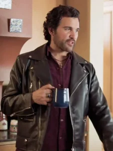 Juan Pablo Di Pace Branching Out 2024 T.j. Black Biker Leather Jacket
