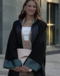 Leyla Taylan Tv Series Thank You, Next 2024 Serenay Sarikaya Black Coat